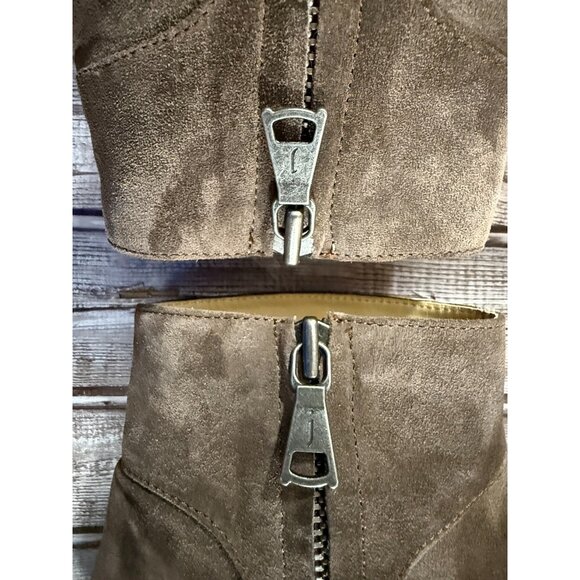 John Varvatos Fleetwood Chelsea Leather Boots size 11 color Brown Suede New *sam - Picture 5 of 6